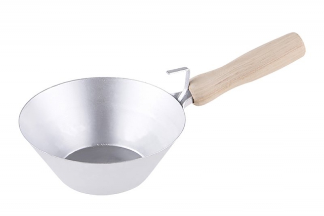 Kőműves serpenyő markolattal 180mm