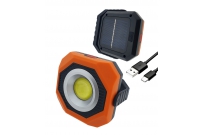 Svietidlo LED COB 5W/420lm nabíjacie, solárne