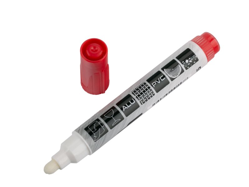 Permanent filctoll vastag hegy piros