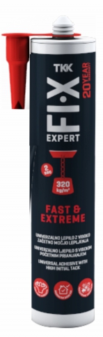 Szerelő ragasztó Fast  & Extrem 290ml FIX EXPERT TKK