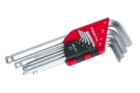 Imbuszkulcs klt. 9db. 1/16"-3/8" CrV.