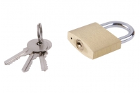 Erősített sárgaréz lakat 30mm