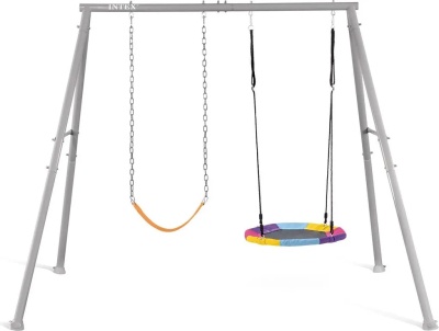 Hojdačka osemuholníková 102cm + plastová flexibilá s rámom
