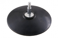 Gumitányér csapos 125mm tépőzáras rögzítés.
