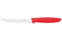 Kés Plenus steakre Tramontina 410/875, 13cm penge, piros.