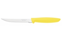 Kés Plenus steakre Tramontina 410/855, 13cm penge, sárga.