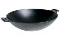 Serpenyő WOK öntöttvas 37cm